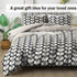 The White Moss Hannah Reversible Print Pinch Pleat AC Comforter With 2 Pillow Cover